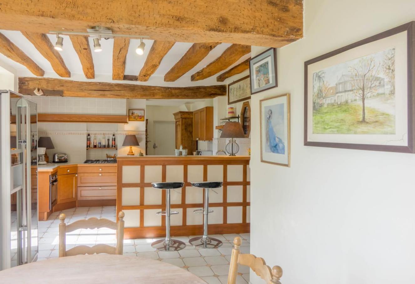 Maison Chaleureuse De 4 A 12 Personnes Neuville-aux-Bois Bagian luar foto